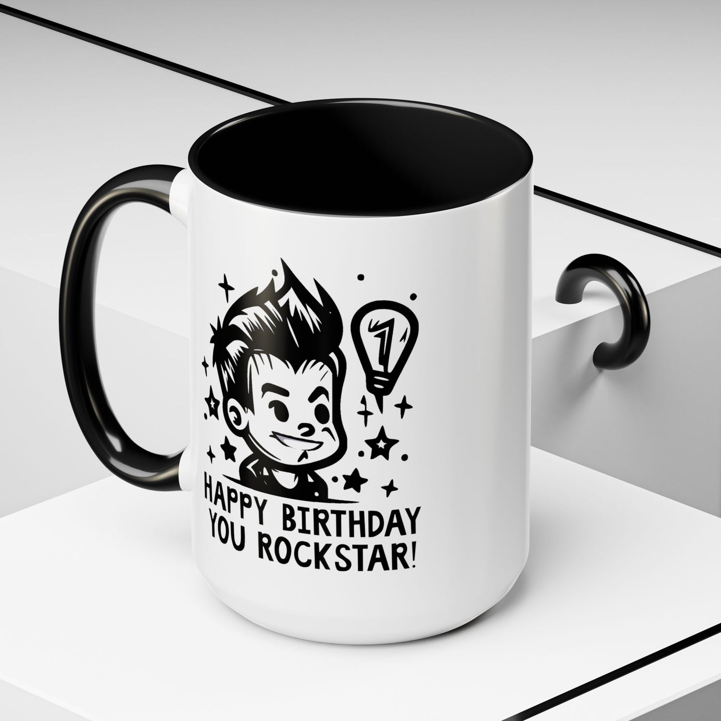 Birthday Mug - You Rockstar!