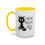 Humor Mug - Living That Nine Lives