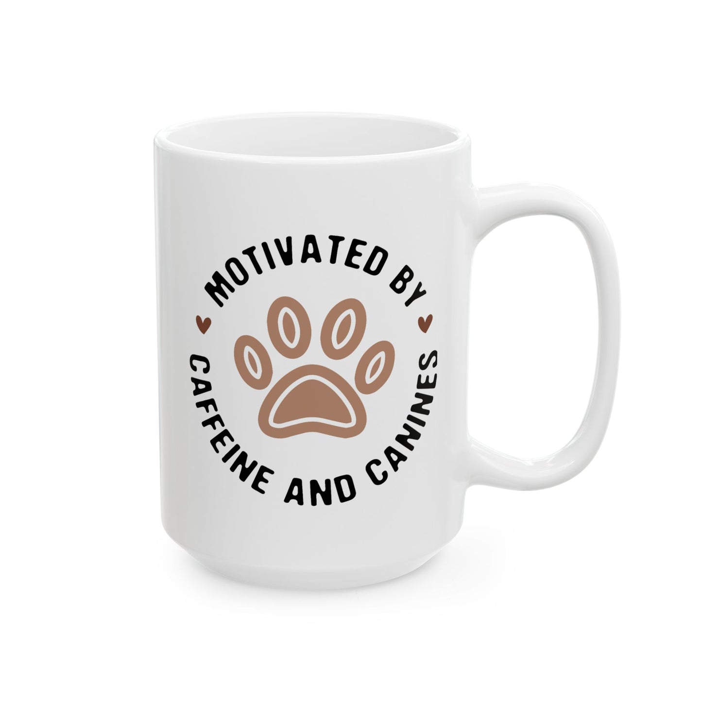 Animal Mug - Motivated By Caffeine and Canines