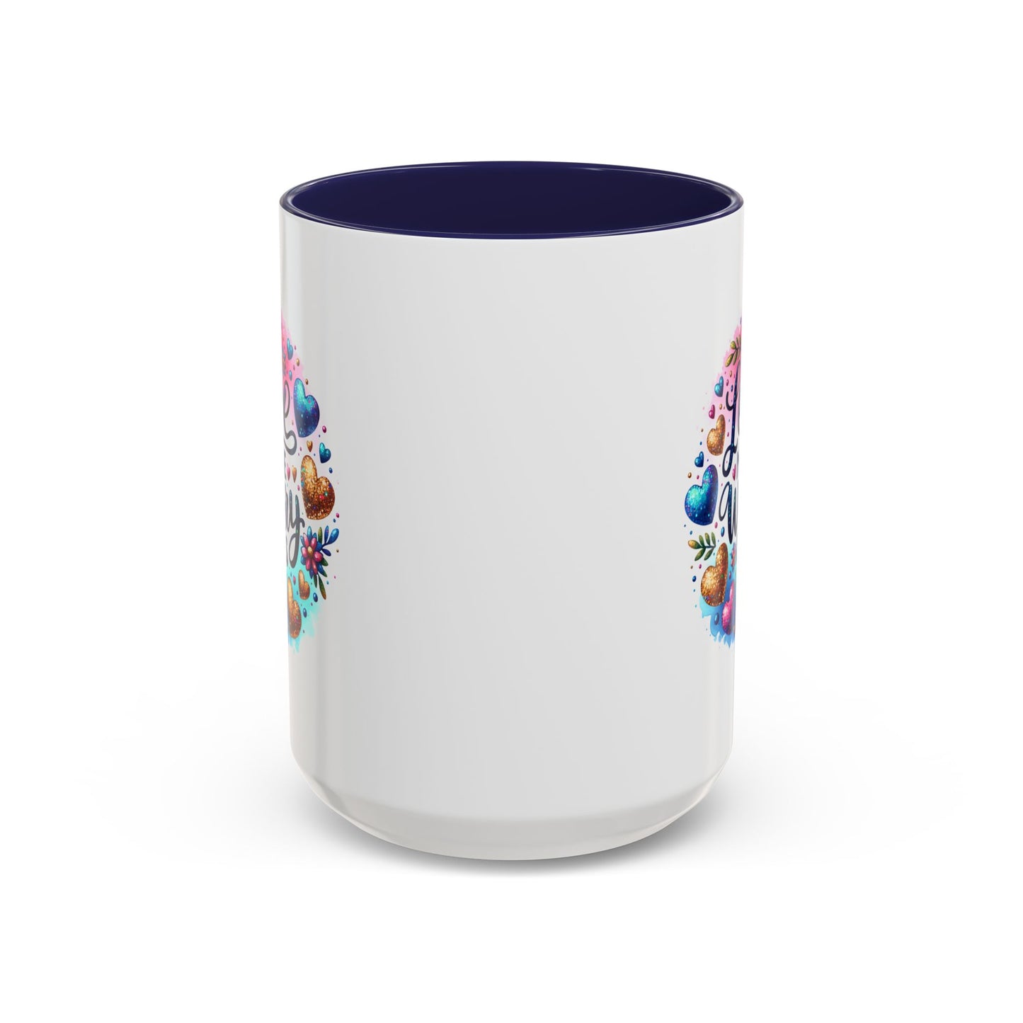 Wellness Mug - Love More Worry Less Circle