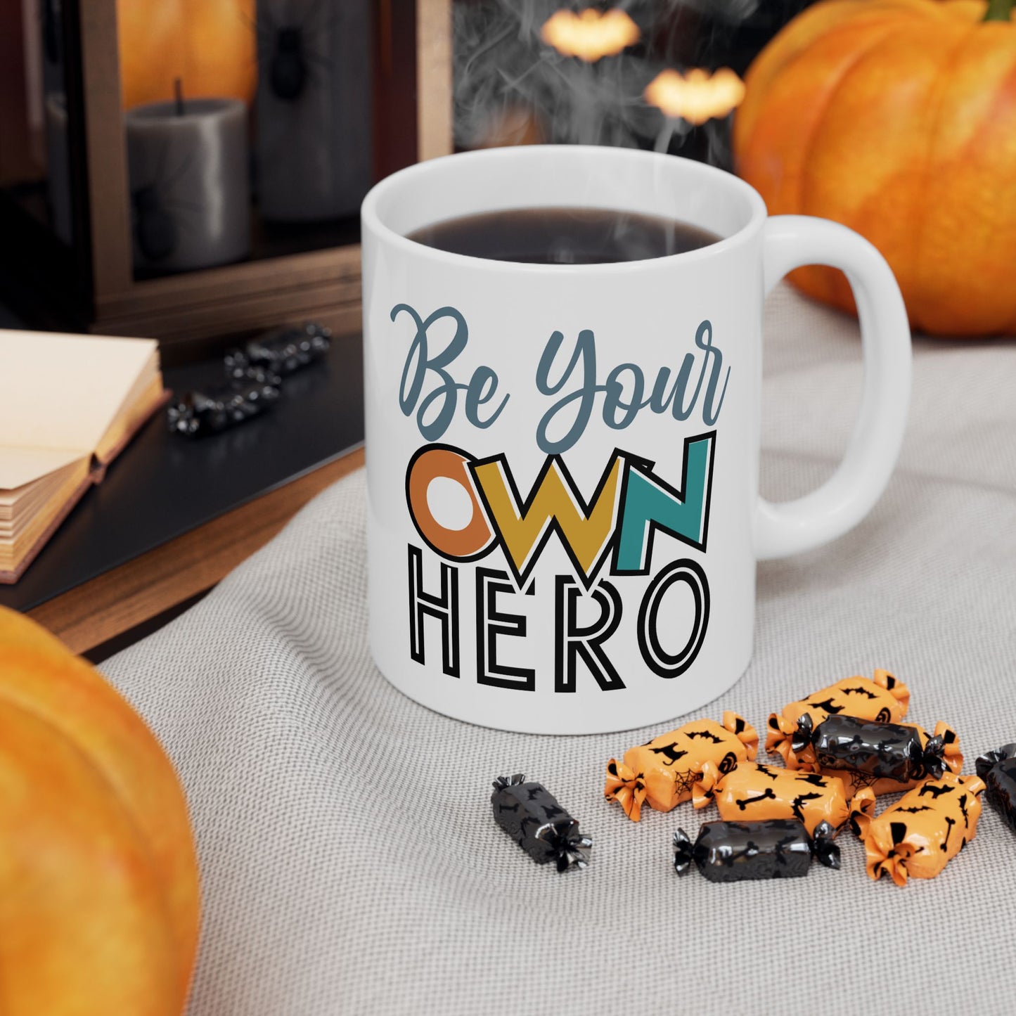 Motivation Mug - Be Your Own Hero