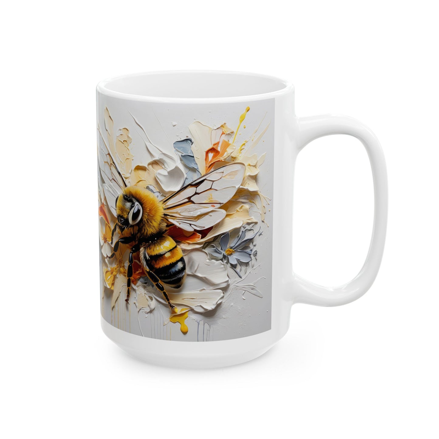 Artistic Mug - Bee Oil Painting