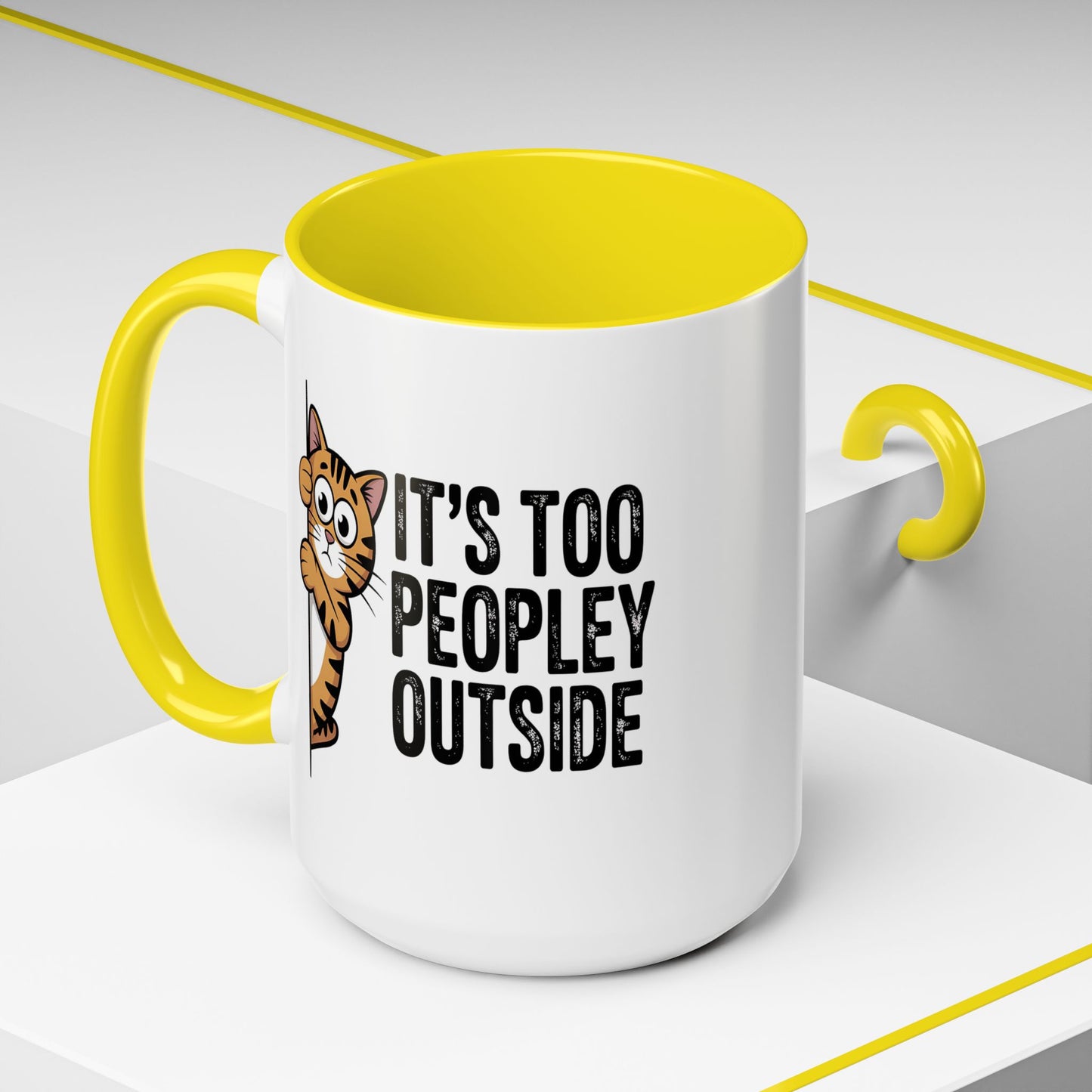 Animal Mug - It's Too Peopley Outside