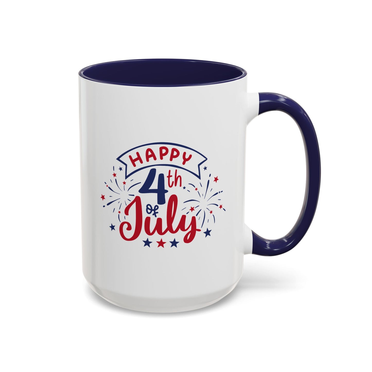 4th of July Mug - Happy 4th of July Fireworks