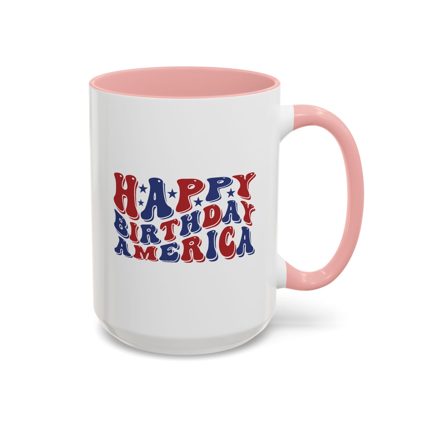 4th of July Mug - Happy Birthday America Retro