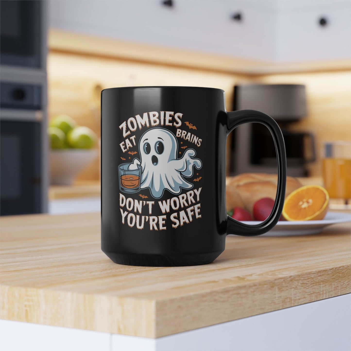 Halloween Mug - Zombies Eat Brains