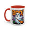 Halloween Mug - Boo! Flying Ghost With Broom