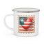4th of July Mug - America Heart Stamp