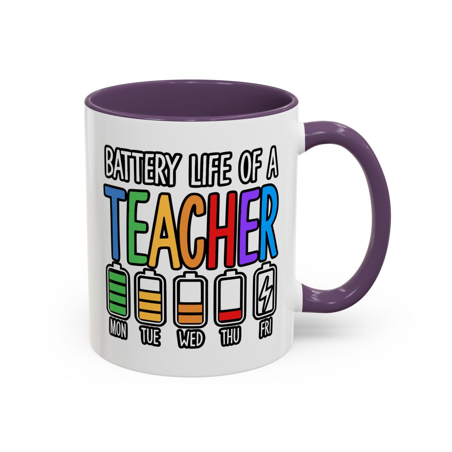 Office Mug - Battery Life of a Teacher