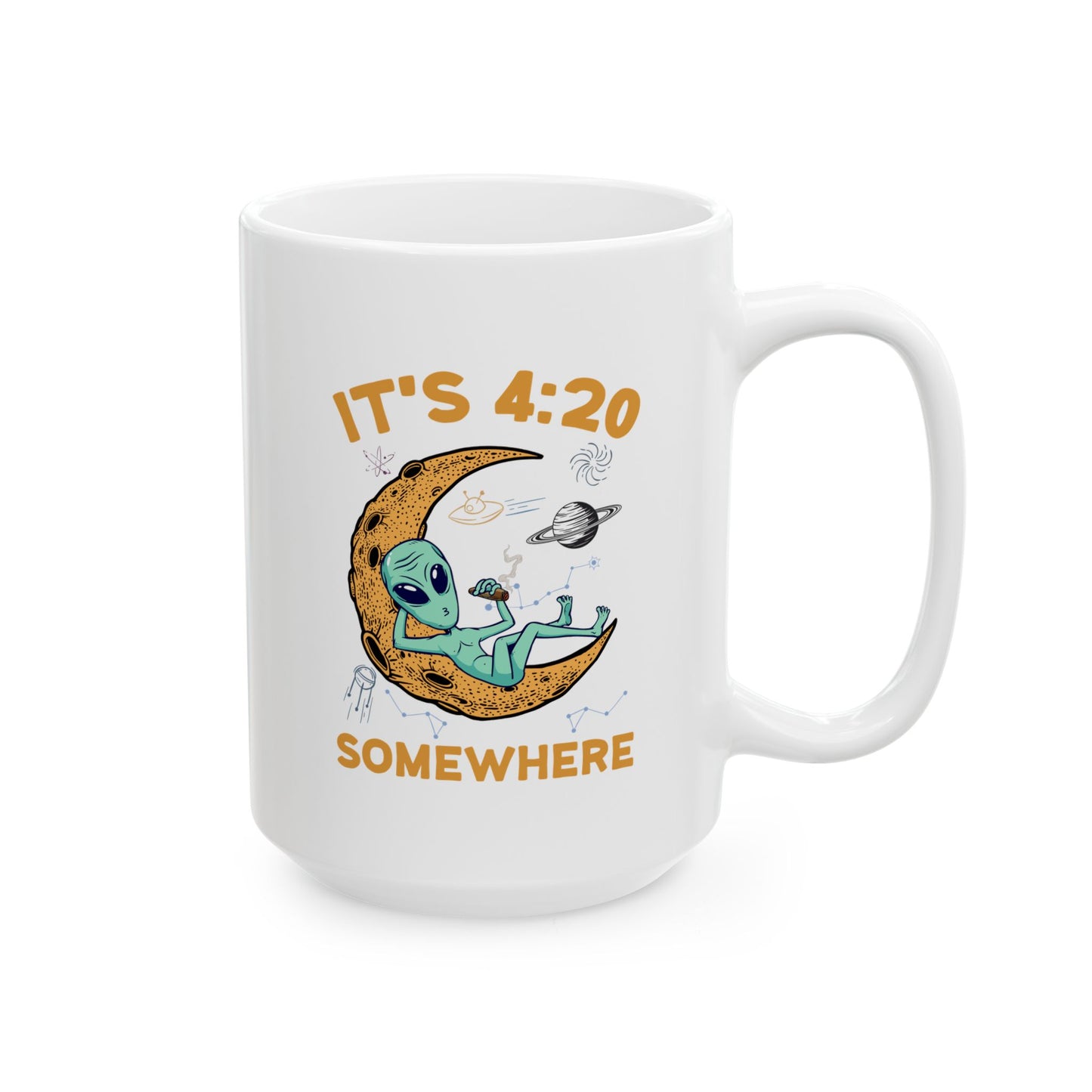 Alien Mug - It's 4:20 Somewhere