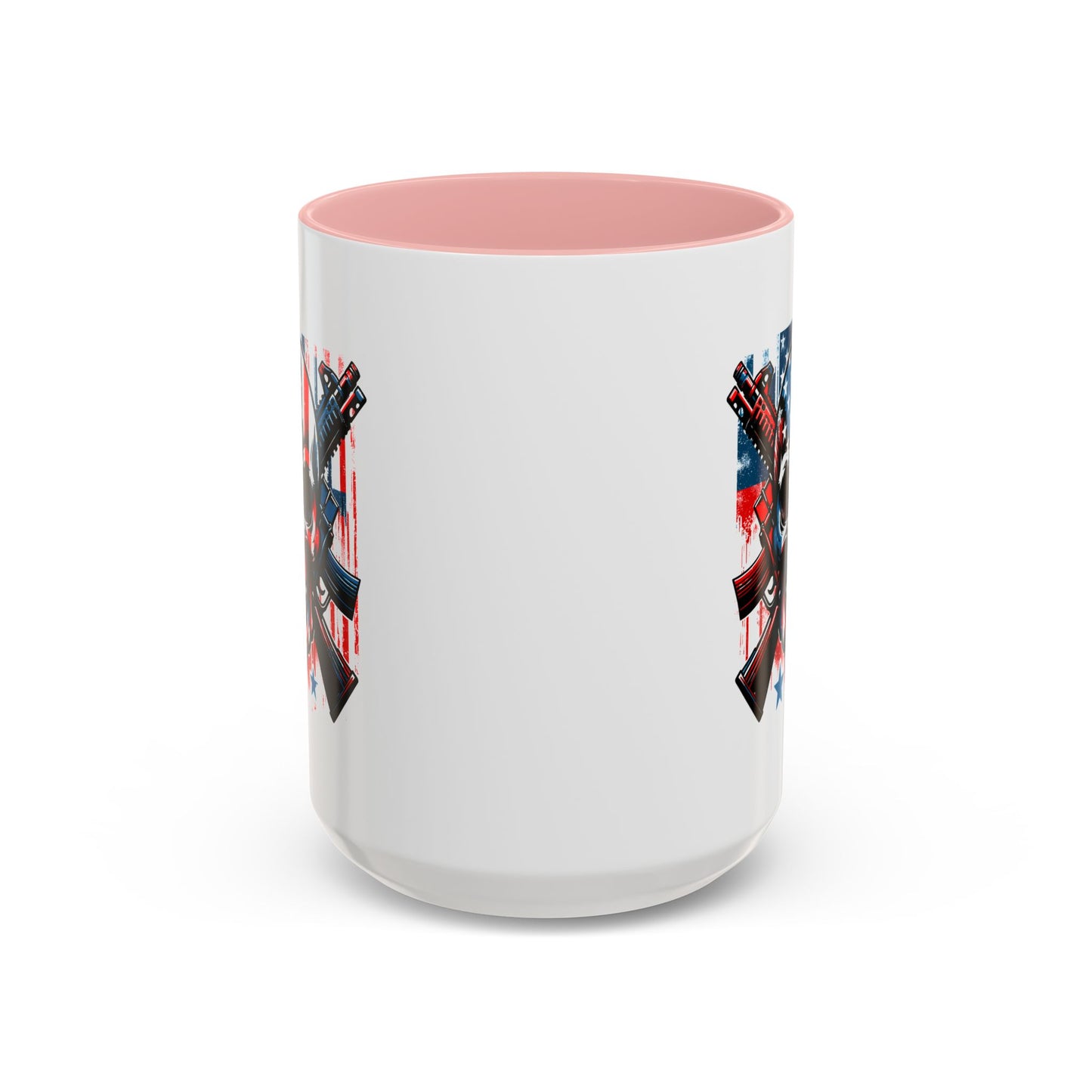 4th of July Mug - Skull With American Flag