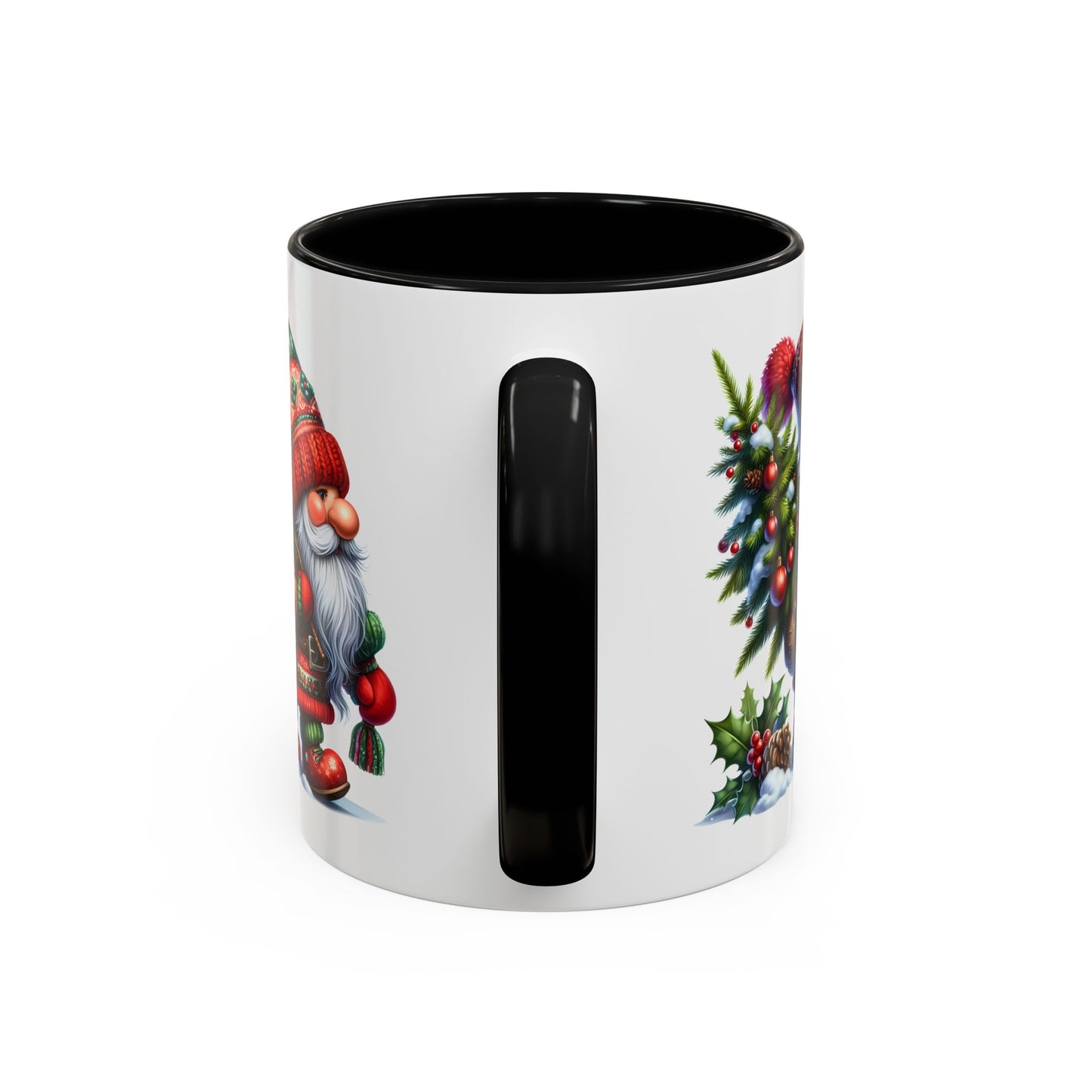 Christmas Mug - Gnome Christmas Tree and Pine Cone