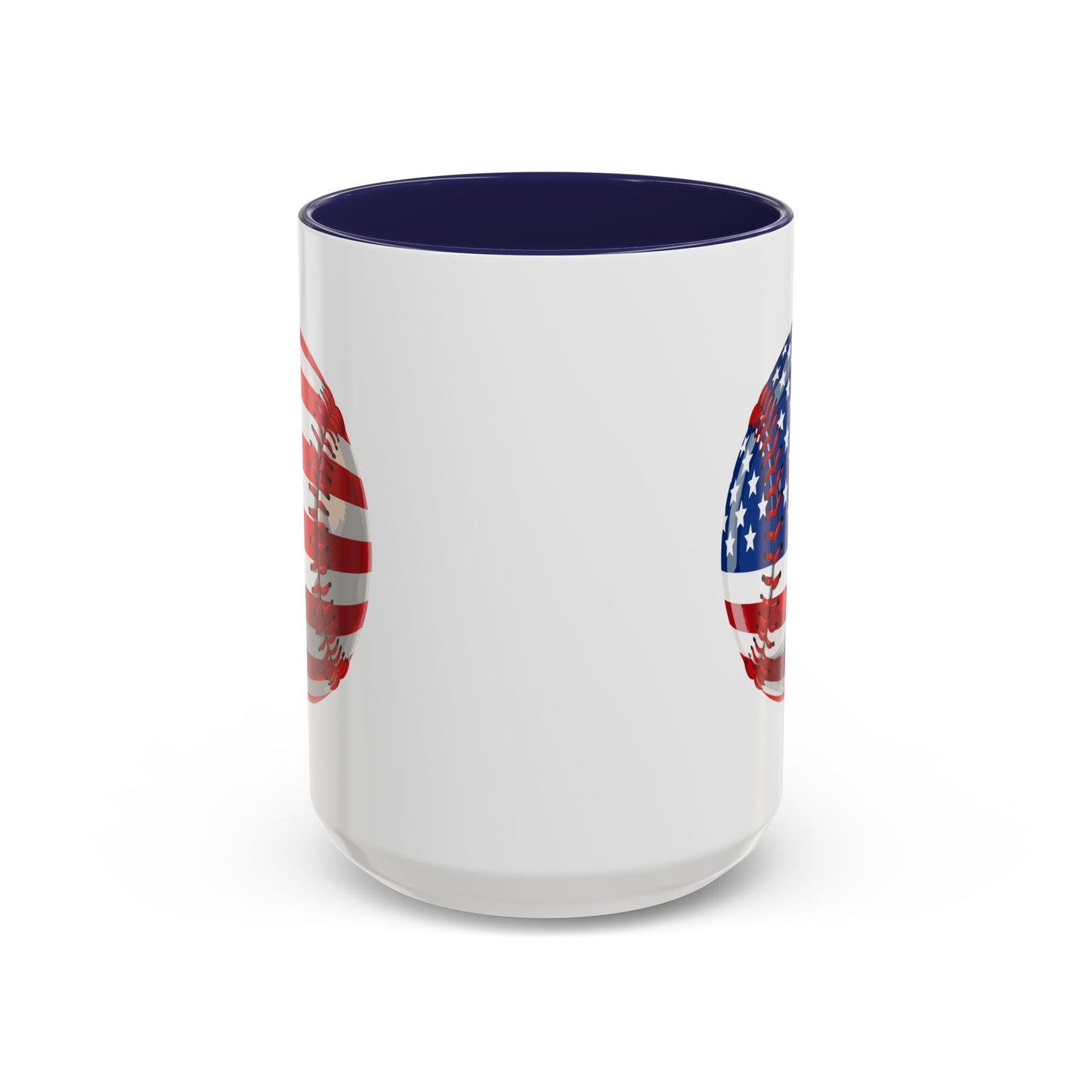 4th of July Mug - Baseball American Flag