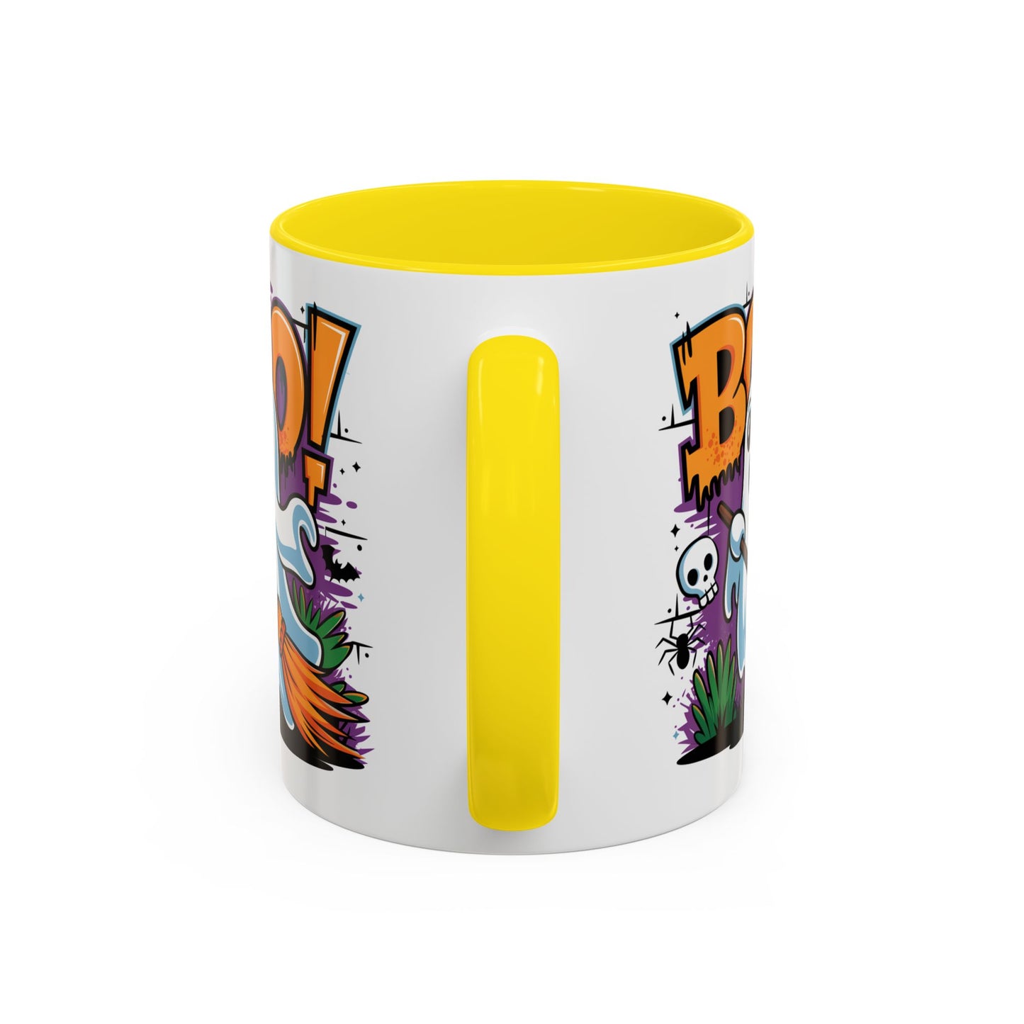 Halloween Mug - Boo! Flying Ghost With Broom