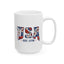 4th of July Mug - USA EST 1776 Floral