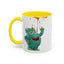 Humor Mug - Monster Drinks Coffee Spill