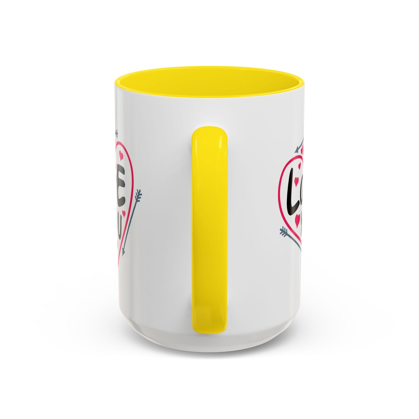 Valentine's Day Mug - Love You Heart Arrows