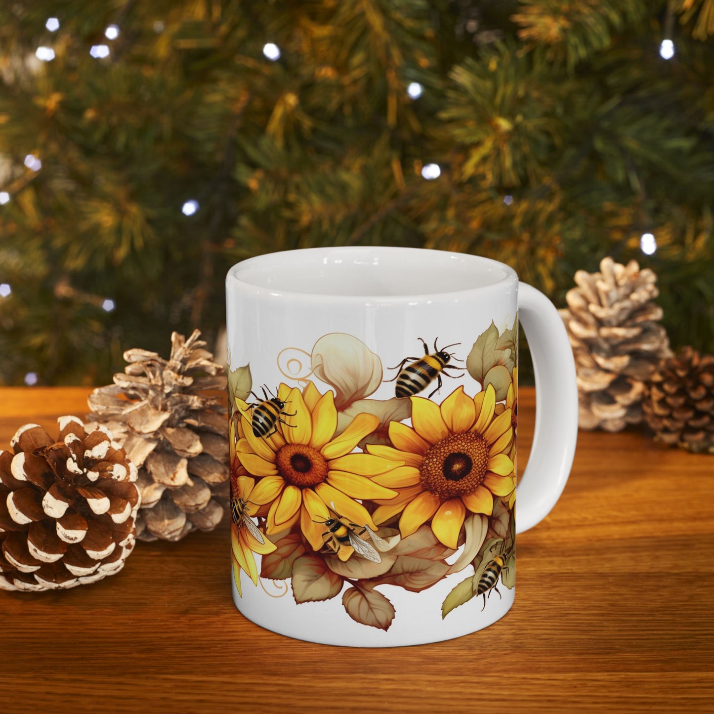 Artistic Mug - Flower Bees