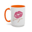 Valentine's Day Mug - Love You Lips Kiss
