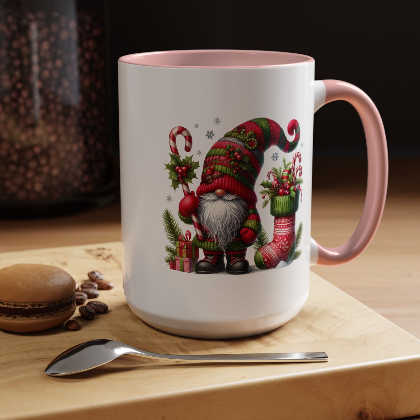 Christmas Mug - Gnome and Christmas Stocking
