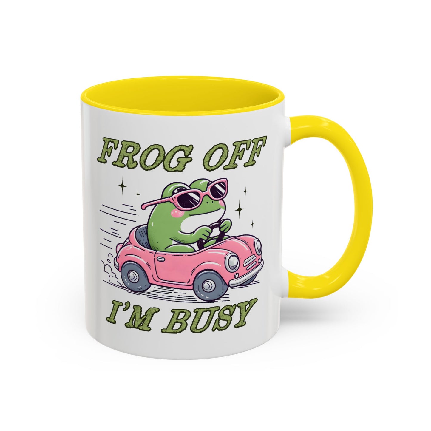 Humor Mug - Frog Off I'm Busy