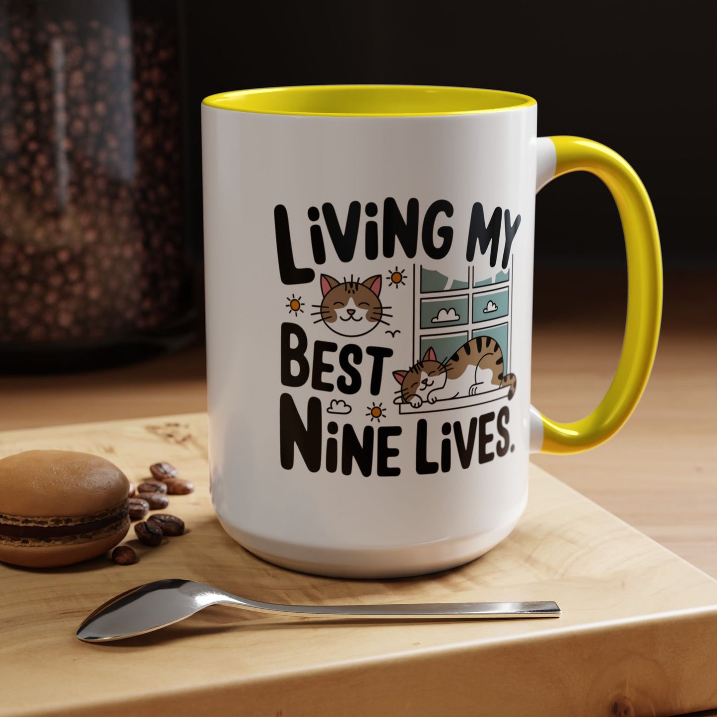 Animal Mug - Living My Best Nine Lives