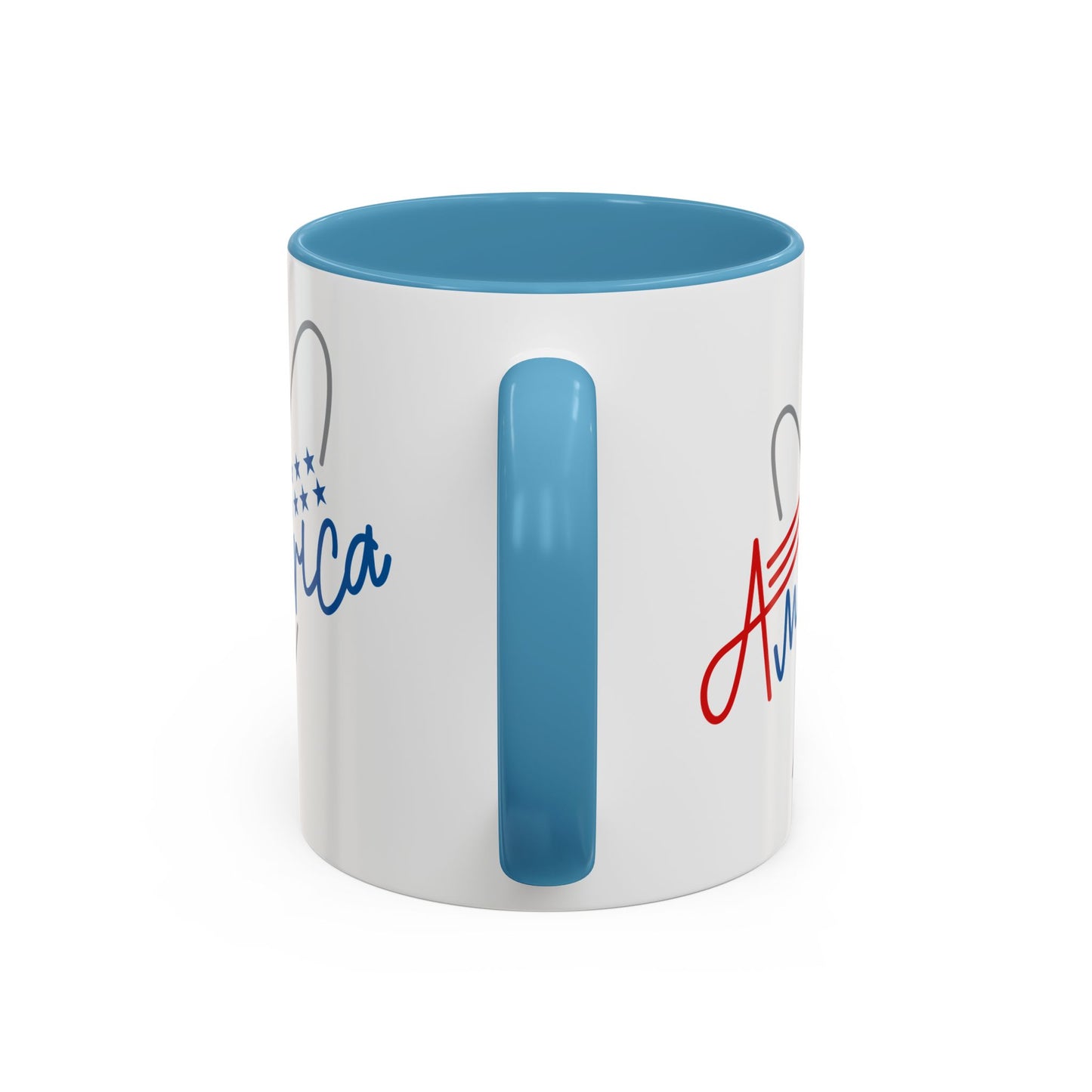 4th of July Mug - America Heart