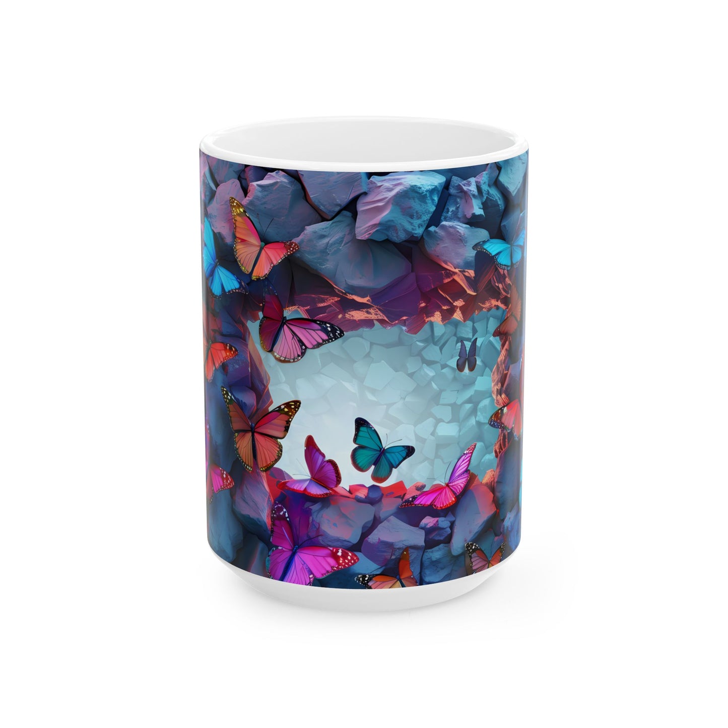 Artistic Mug - Colorful Butterflies