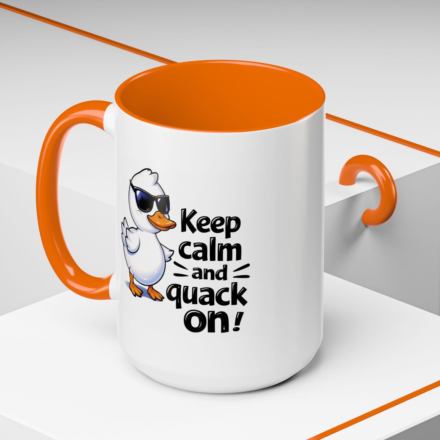 Wellness Mug - Keep Calm And Quack On