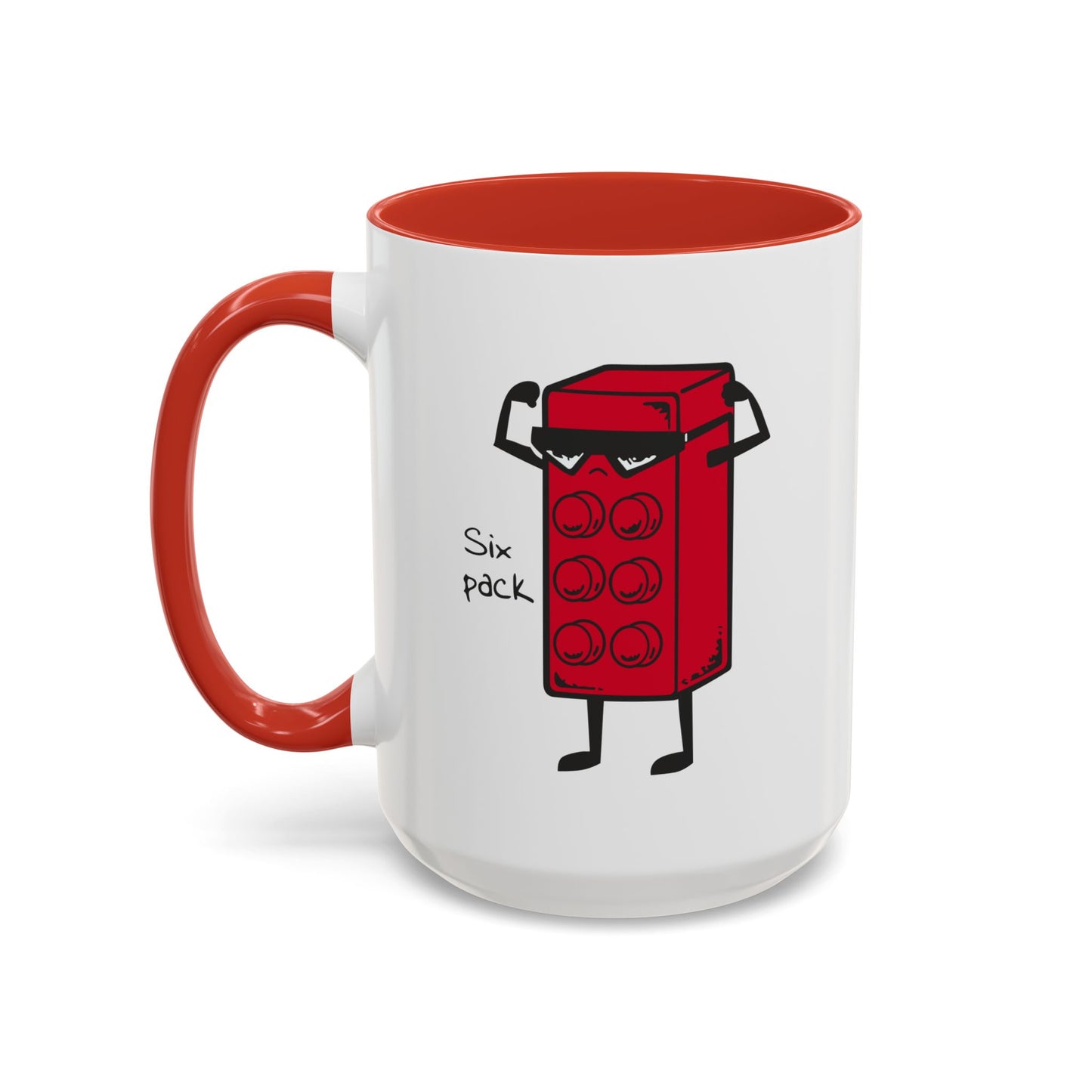 Humor Mug - Six Pack Lego Block
