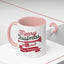 Christmas Mug - Red & Green Text Trumpet