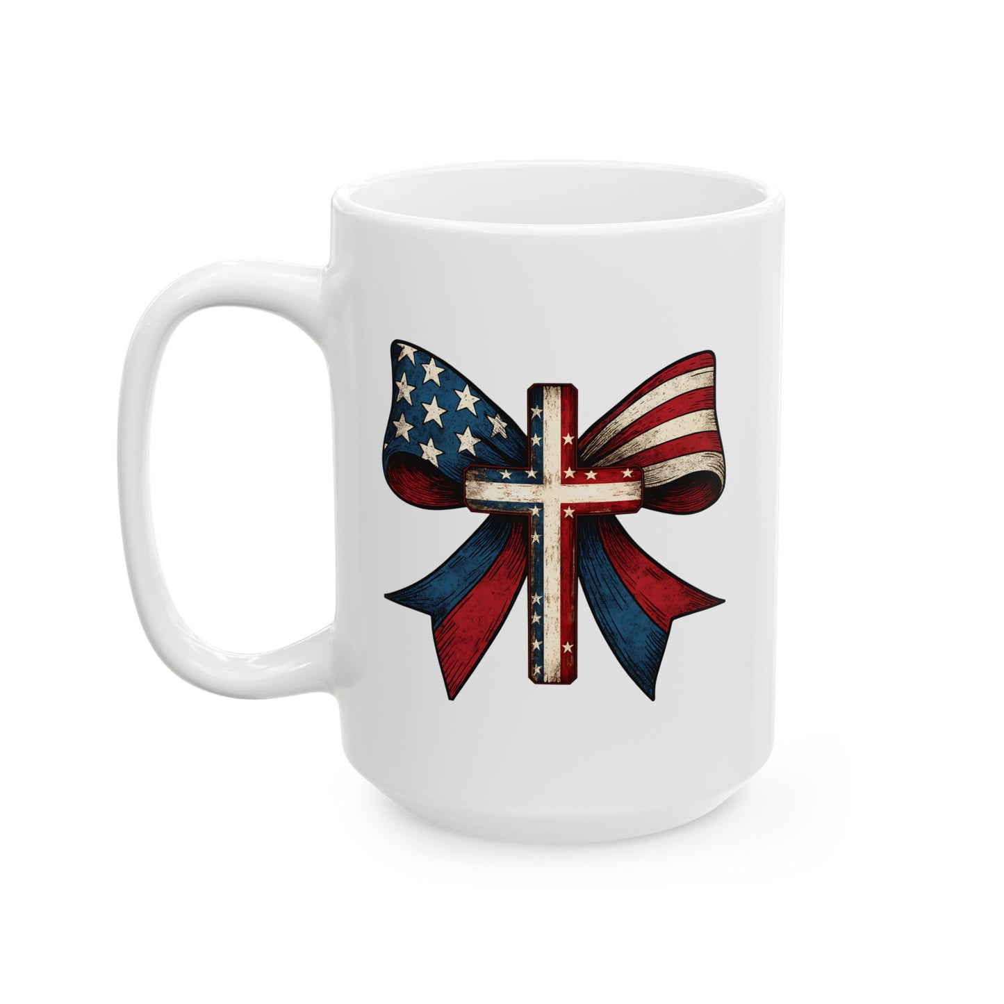4th of July Mug - America Cross Bow