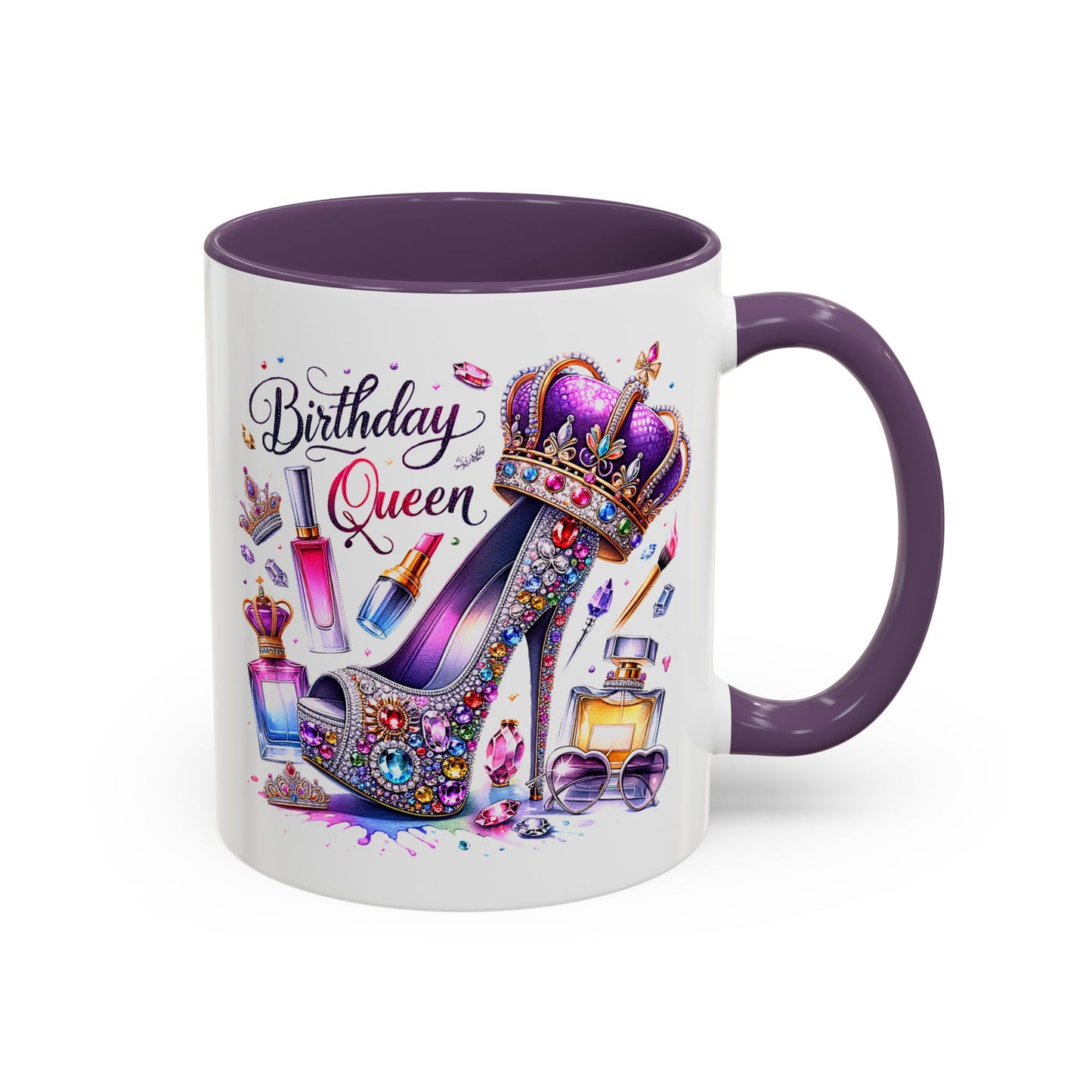 Birthday Mug - Birthday Queen Glitter