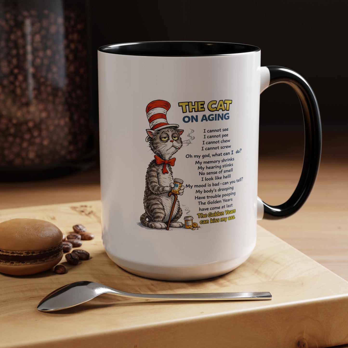 Humor Mug - The Cat Of Aging