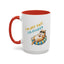 Humor Mug - I'm Not Fat I'm Just Fluffy Cat