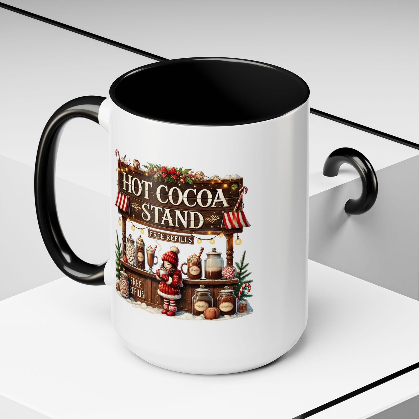 Christmas Mug - Hot Cocoa Stand Free Refills