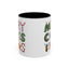 Christmas Mug - Merry Christmas Green Red & Gold Patterned Text