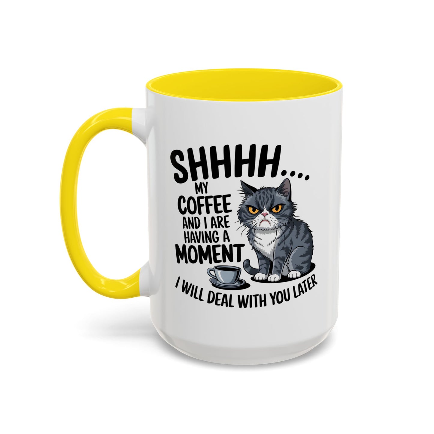Animal Mug - Shhhh My Coffee and I