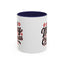 Christmas Mug - Merry Christmas Black Red & White Baseball Text