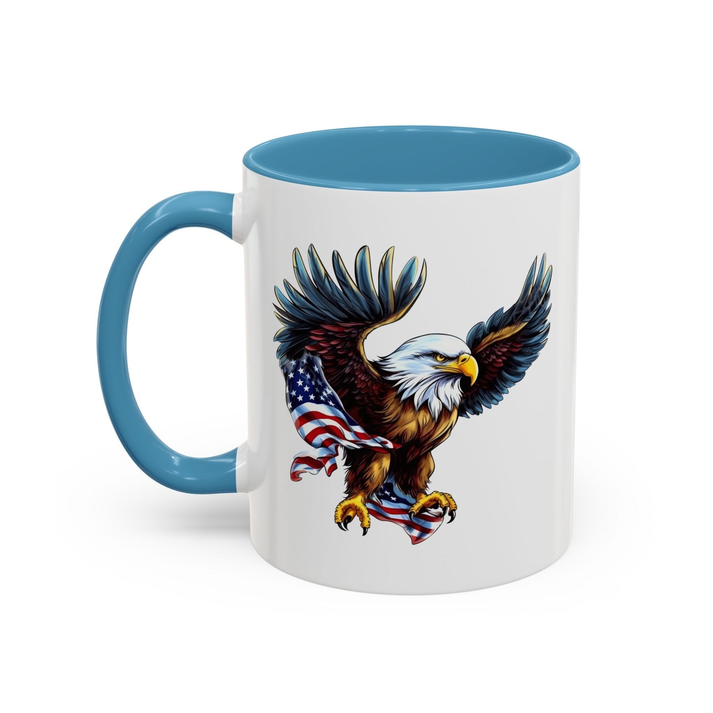 4th of July Mug - American Bald Eagle Flag 7
