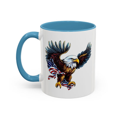 4th of July Mug - American Bald Eagle Flag 7