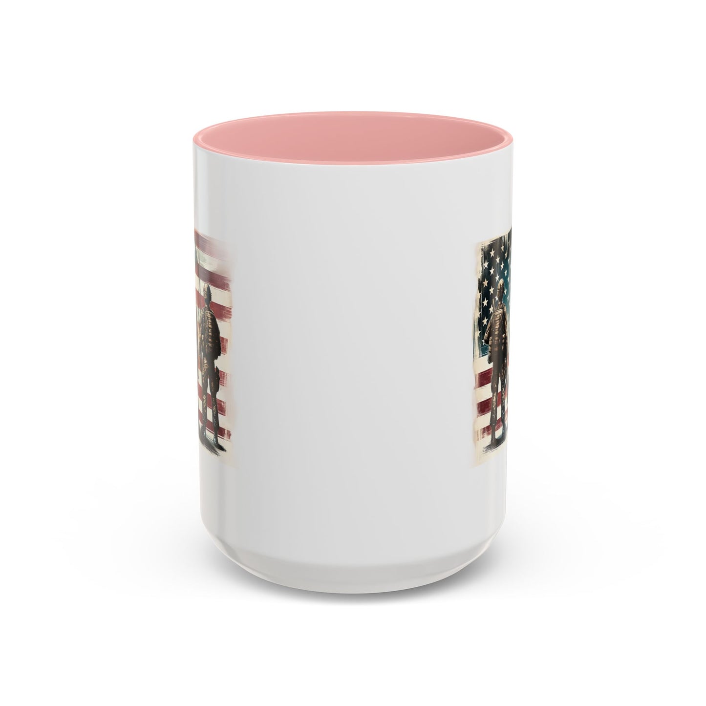 4th of July Mug - Soldiers American Flag