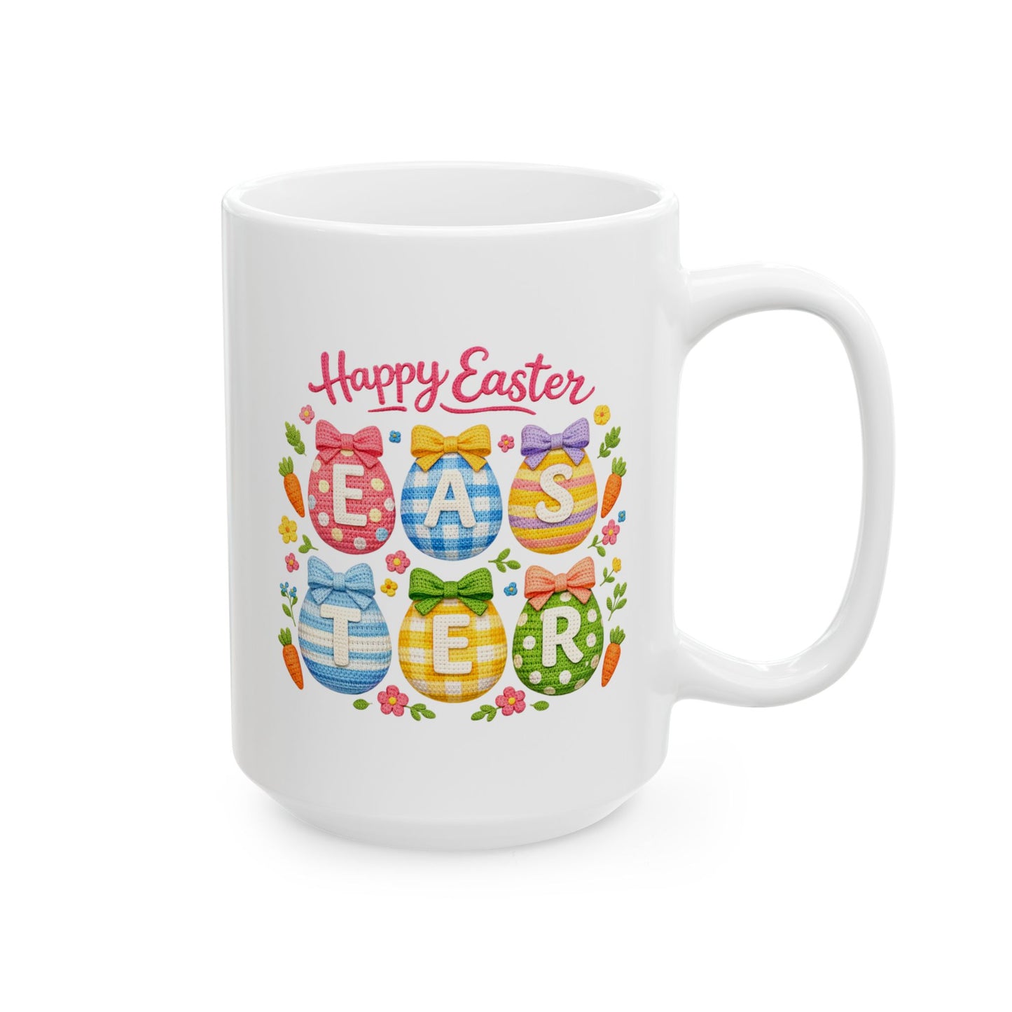 Easter Mug - Happy Easter Crochet