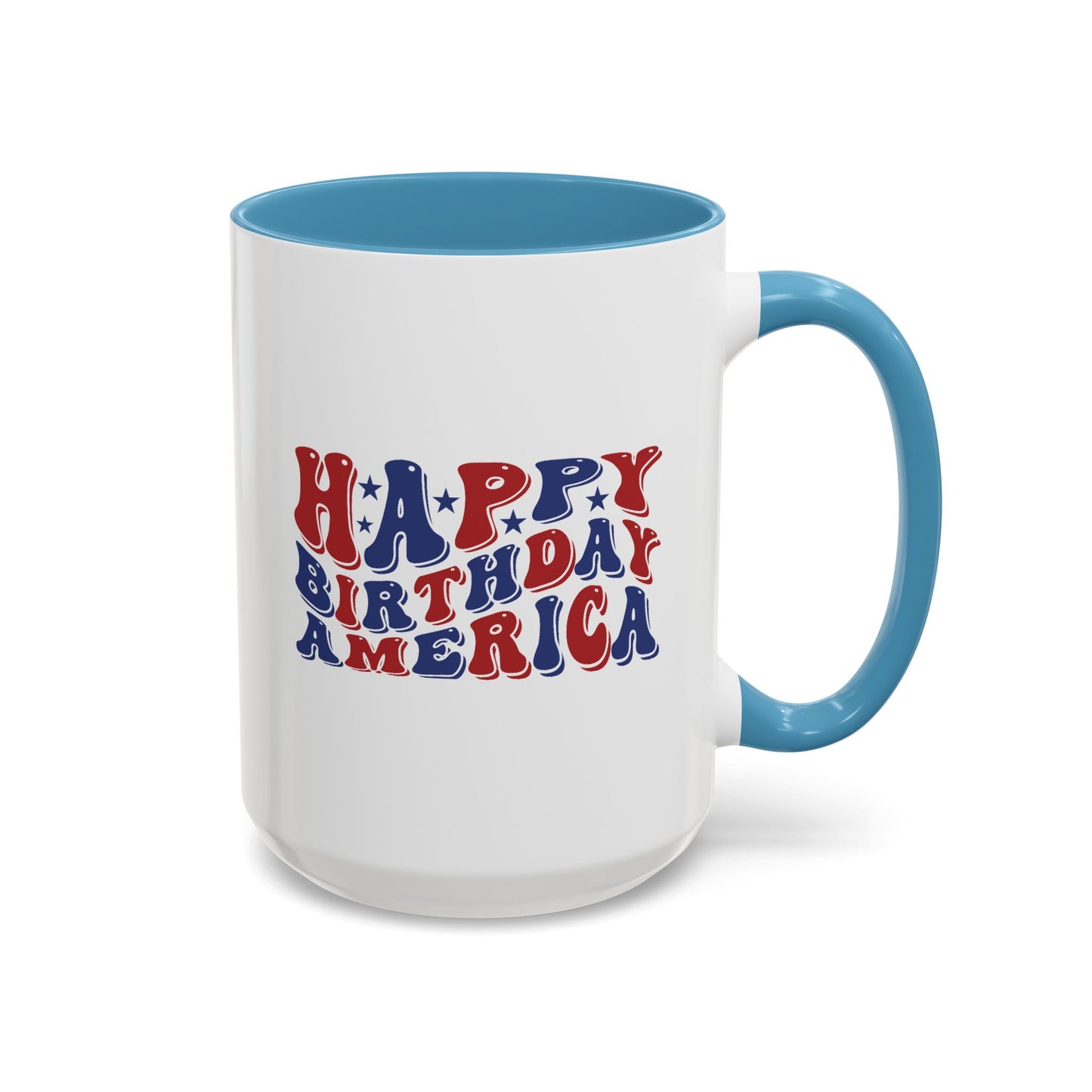 4th of July Mug - Happy Birthday America Retro