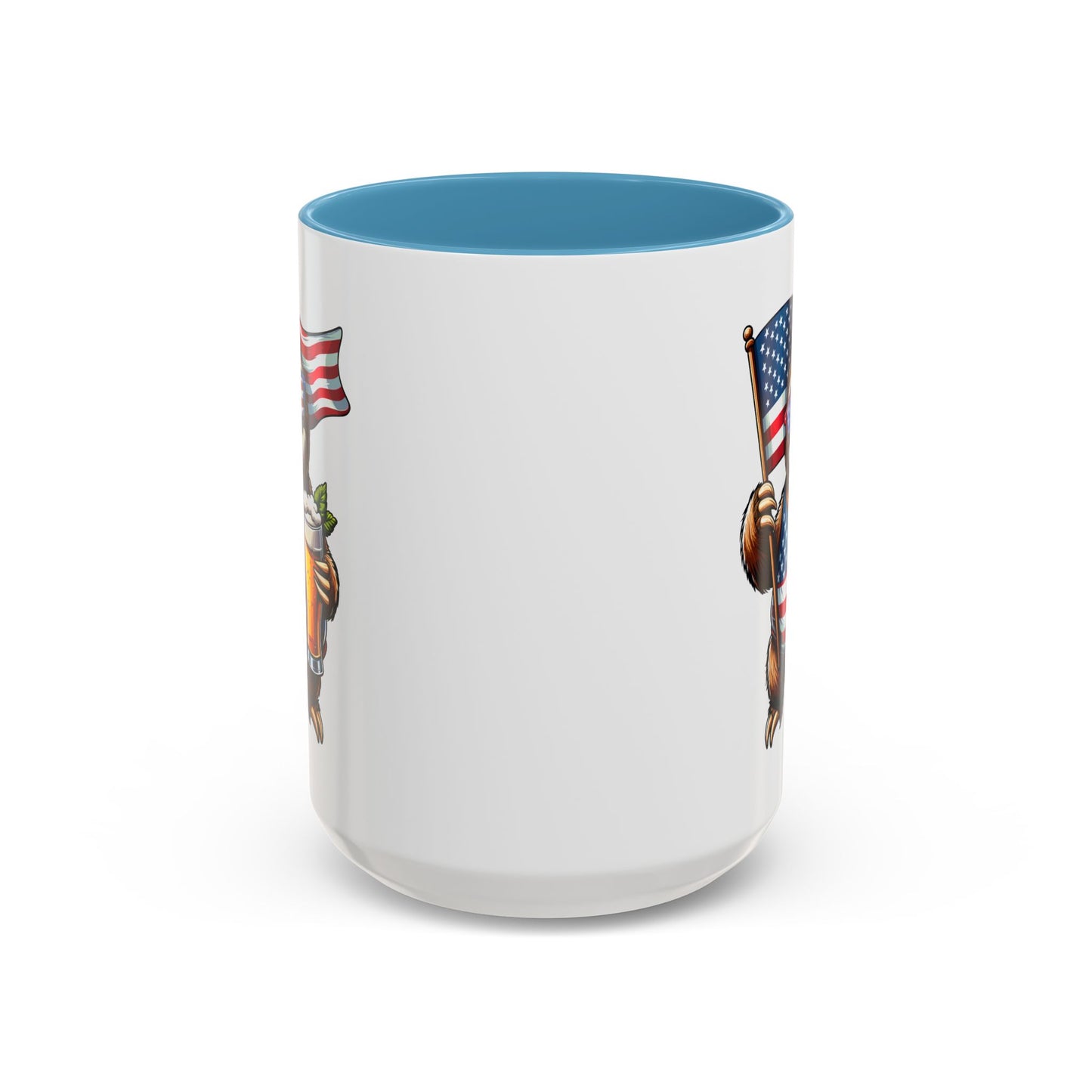 4th of July Mug - Merica Sloth