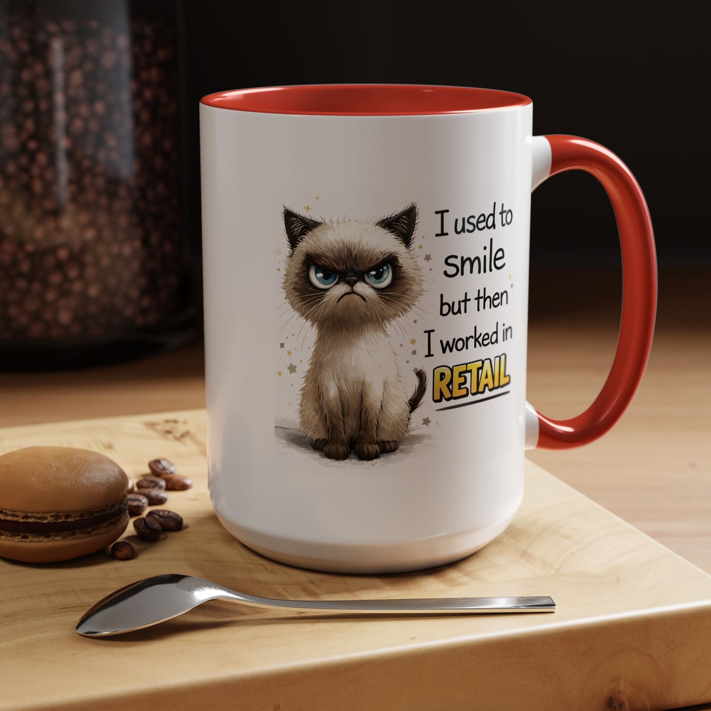 Humor Mug - I Used To Smile