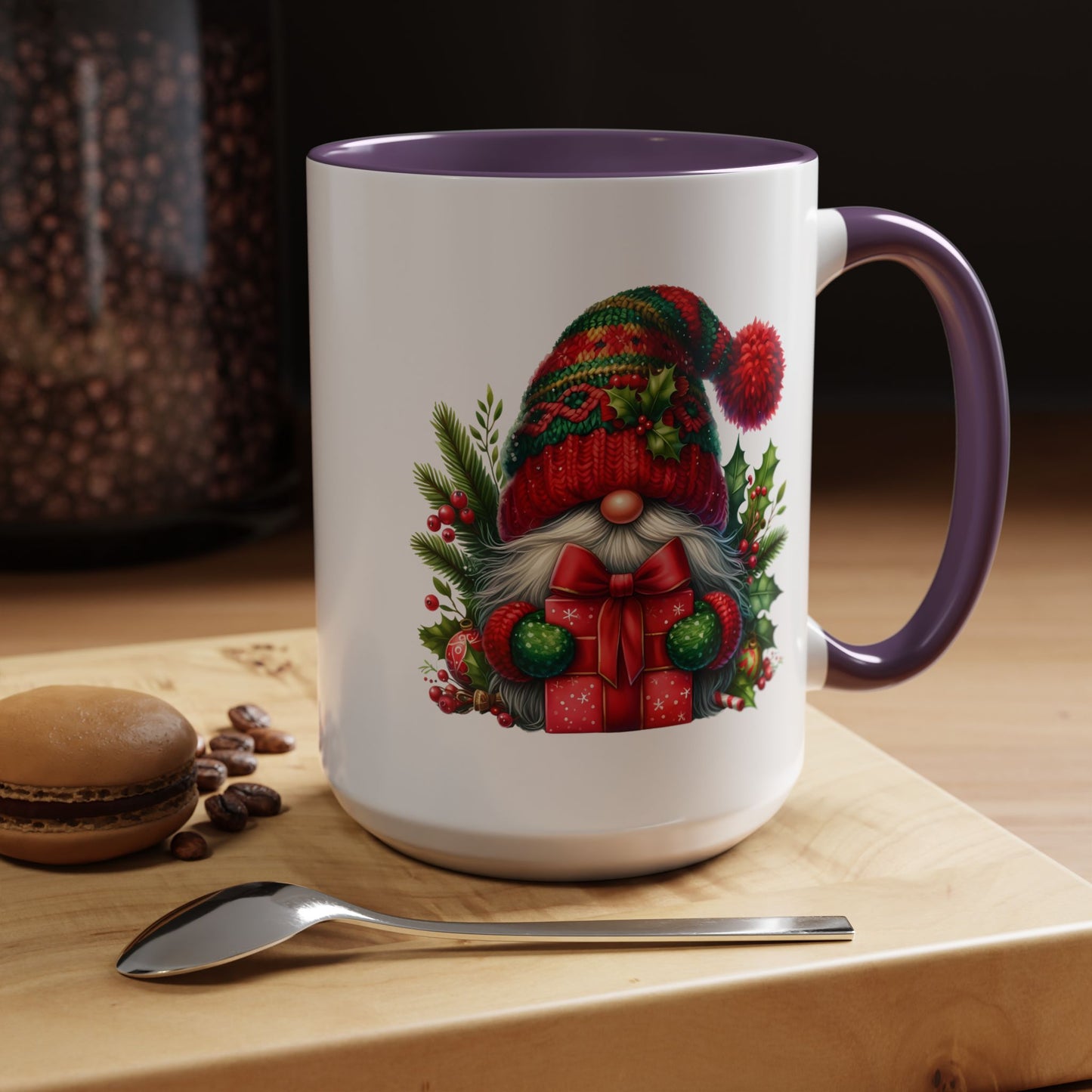 Christmas Mug - Gnome with Wrapped Present
