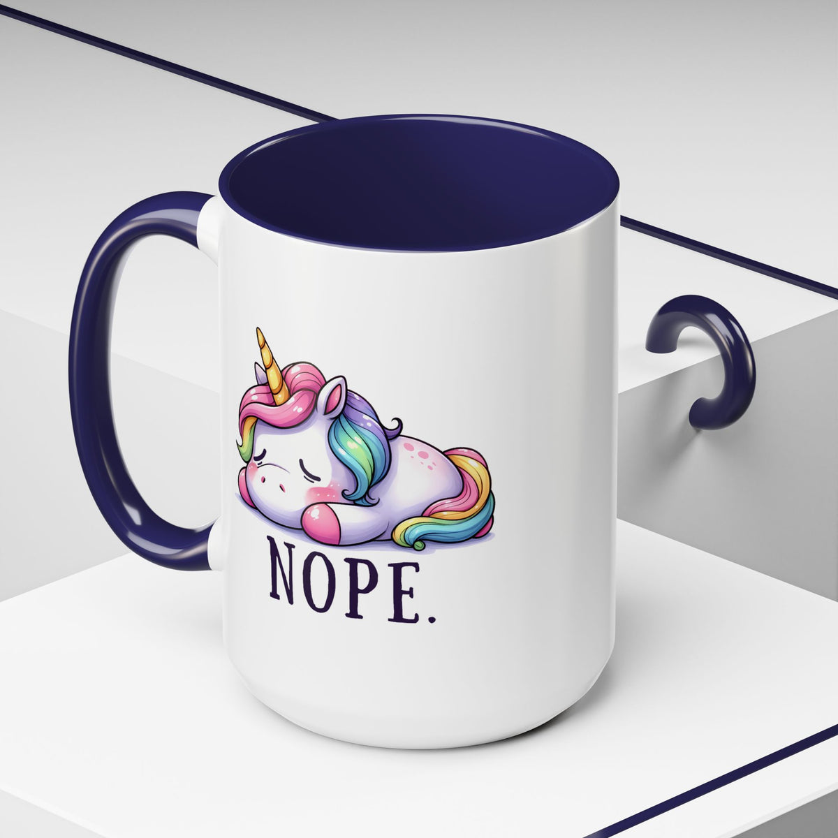 Humor Mug - Nope Unicorn