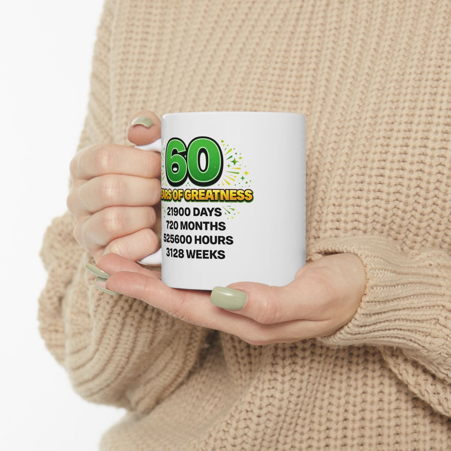 Birthday Mug - 60 Years of Greatness