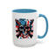 4th of July Mug - Skull With American Flag